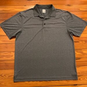 Callaway Opti Dri Polo Shirt Gray Stripe Size XL